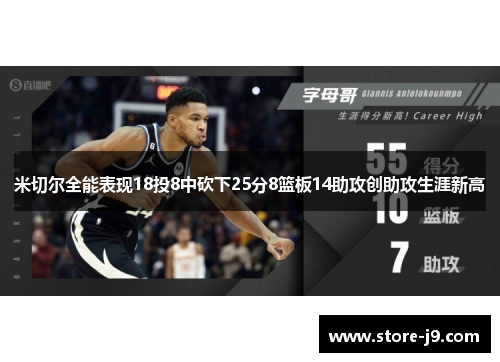 米切尔全能表现18投8中砍下25分8篮板14助攻创助攻生涯新高